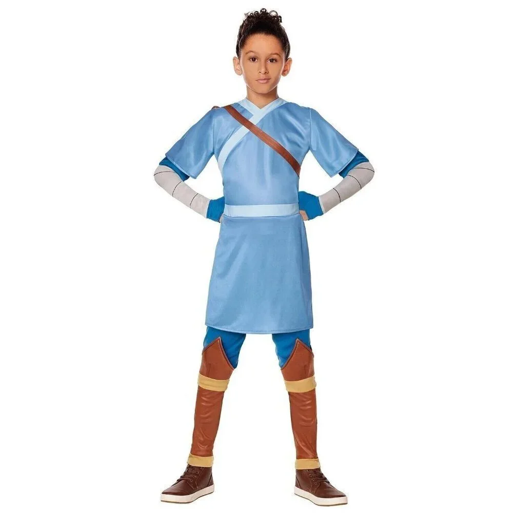 NEW Sokka Halloween Costume Avatar The Last Airbender Nickelodeon Boys Medium 8